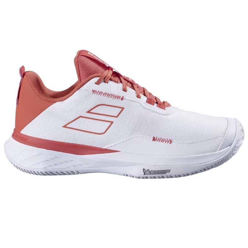 Chaussure Femme Babolat SFX Evo Toutes Surfaces Blanc/Terra Cotta