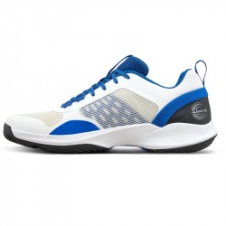 Prix Chaussure De Padel Wilson Hurakn Pro Blanc/Bleu