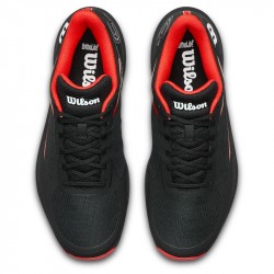 Chaussure De Padel Wilson Hurakn Lite V2 Noir/Rouge