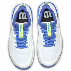 Chaussure Femme Wilson Intrigue Pro Toutes Surfaces Blanc/Bleu