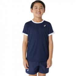 Tee-Shirt Enfant Asics Tennis Bleu Marine
