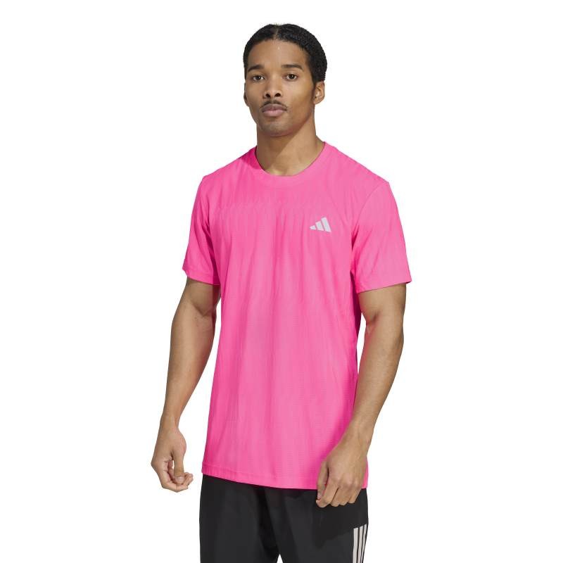 Tee-Shirt Adidas Pro Climacool+ Airchill Freelift Rose Fluo