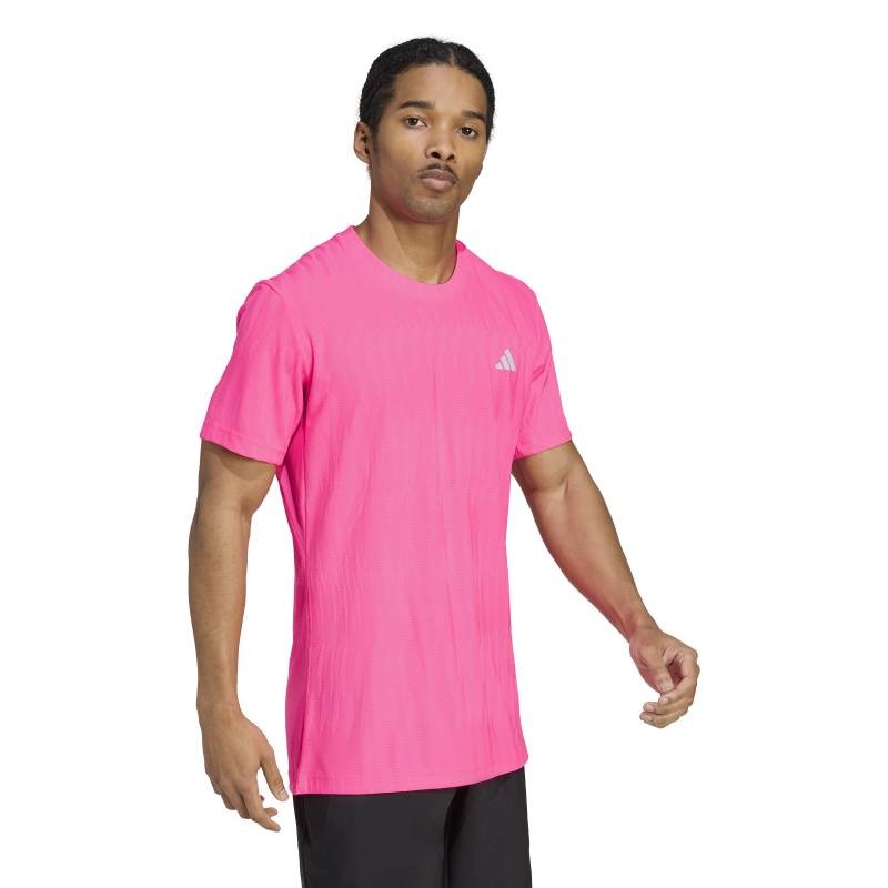 Tee-Shirt Adidas Pro Climacool+ Airchill Freelift Rose Fluo