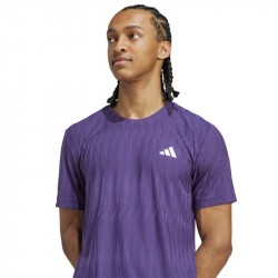 Prix Tee-Shirt Adidas Pro Climacool+ Airchill Freelift Violet