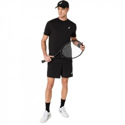 Tee-Shirt Asics Court Noir