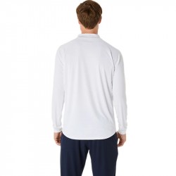 Achat Haut Manches Longues Asics Match LS 1/2 Zip Blanc