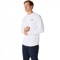 Prix Haut Manches Longues Asics Match LS 1/2 Zip Blanc