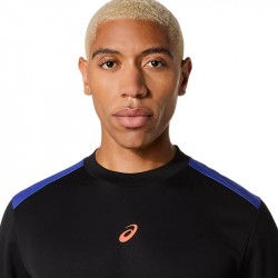 Promo Tee-Shirt De Padel Asics Court Noir
