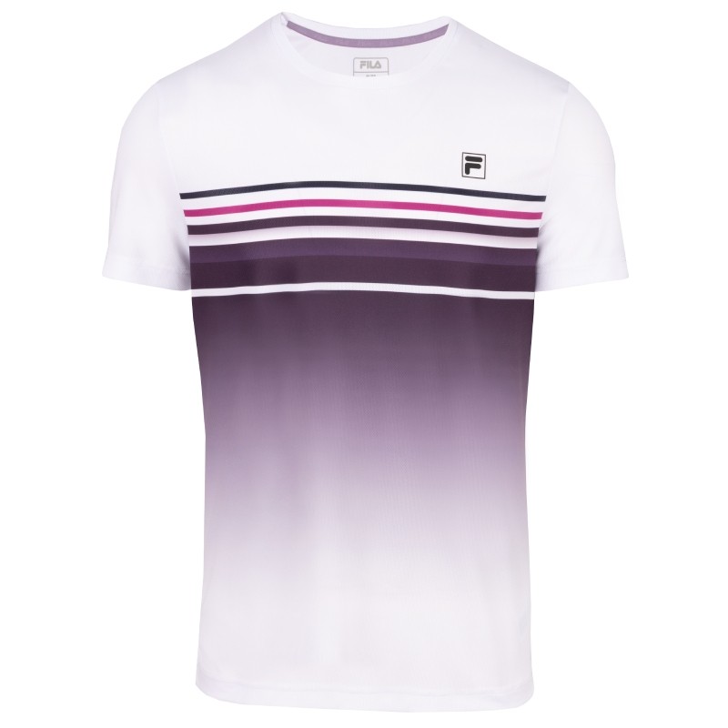 Tee-Shirt Fila Miguel Blanc/Violet Tee-Shirt Fila Miguel Blanc/Violet