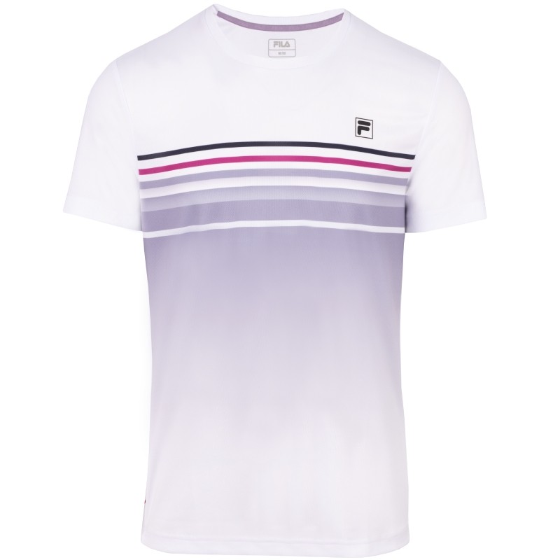Tee-Shirt Fila Miguel Blanc/Mauve Tee-Shirt Fila Miguel Blanc/Mauve