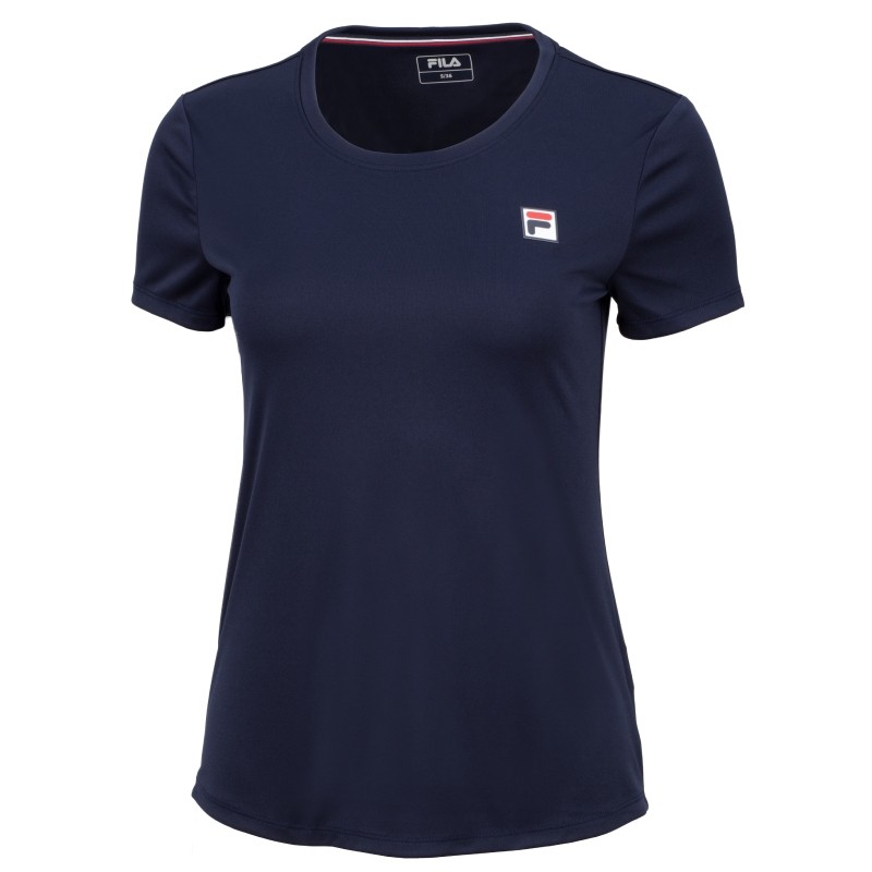 Tee-Shirt Femme Fila Leonie Bleu Marine Tee-Shirt Femme Fila Leonie Bleu Marine