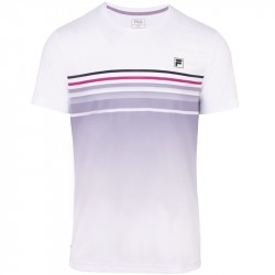Tee-Shirt Fila Miguel Blanc/Mauve