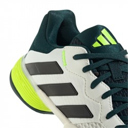 Chaussure Enfant Adidas Barricade Toutes Surfaces Blanc
