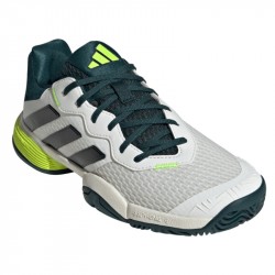 Promo Chaussure Enfant Adidas Barricade Toutes Surfaces Blanc