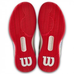 Chaussure Femme Wilson Intrigue Pro Toutes Surfaces Blanc/Rouge