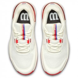 Chaussure Femme Wilson Intrigue Pro Toutes Surfaces Blanc/Rouge