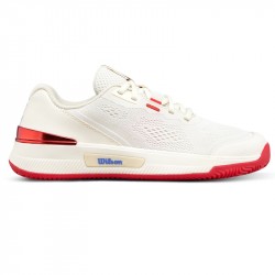 Chaussure Femme Wilson Intrigue Pro Toutes Surfaces Blanc/Rouge