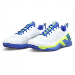 Vente Chaussure Wilson Rush Pro 4.5 Toutes Surfaces Blanc/Bleu