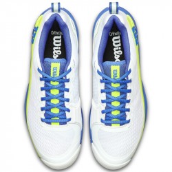 Chaussure Wilson Rush Pro 4.5 Toutes Surfaces Blanc/Bleu