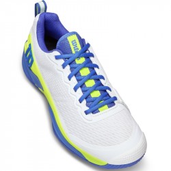 Prix Chaussure Wilson Rush Pro 4.5 Toutes Surfaces Blanc/Bleu