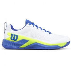 Chaussure Wilson Rush Pro 4.5 Toutes Surfaces Blanc/Bleu