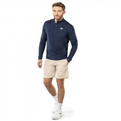 Prix Haut Manches Longues Tecnifibre Thermo 1/2 Zip Bleu Marine