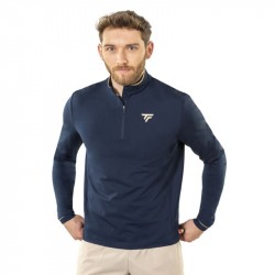 Haut Manches Longues Tecnifibre Thermo 1/2 Zip Bleu Marine