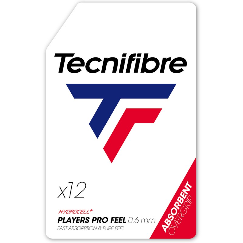 Surgrips Tecnifibre Players Pro Feel x12 Blanc Surgrips Tecnifibre Players Pro Feel x12 Blanc