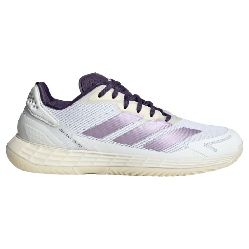 Chaussure Femme Adidas Defiant Speed Toutes Surfaces Blanc/Violet Chaussure Femme Adidas Defiant Speed Toutes Surfaces Blanc/Violet