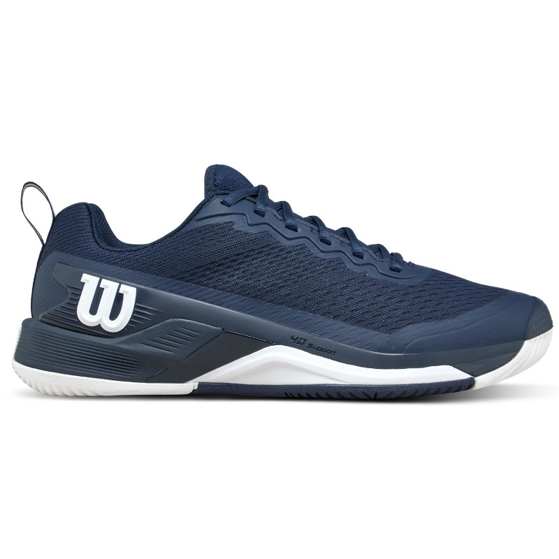 Chaussure Wilson Rush Pro 4.5 Toutes Surfaces Bleu Marine Chaussure Wilson Rush Pro 4.5 Toutes Surfaces Bleu Marine
