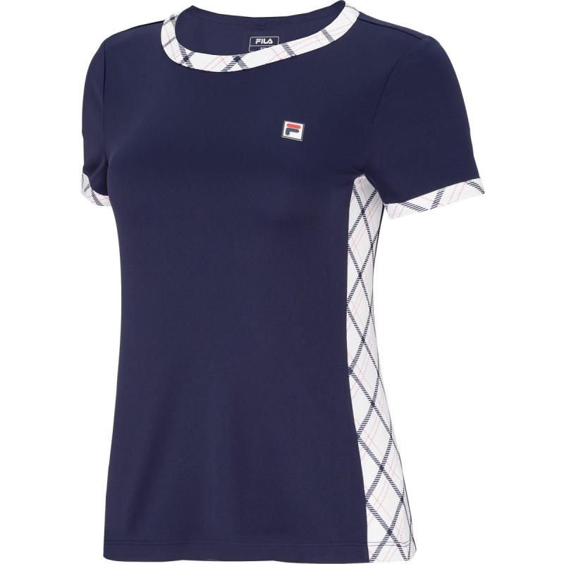 Tee-Shirt Femme Fila Yamila Bleu Marine Tee-Shirt Femme Fila Yamila Bleu Marine