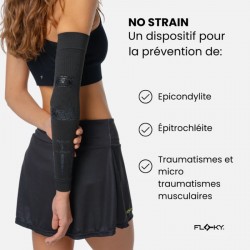 Promo Manchon Floky Bras No Strain Noir
