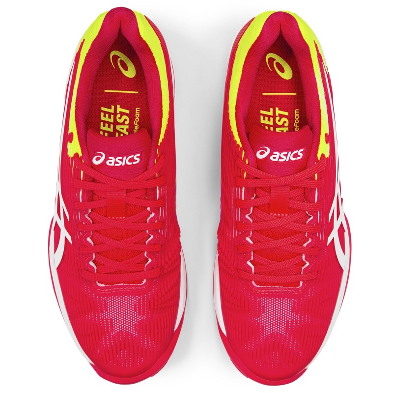 asics bleu rose jaune