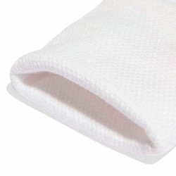 Promo Serre-Poignets Adidas Petite Taille x2 Blanc