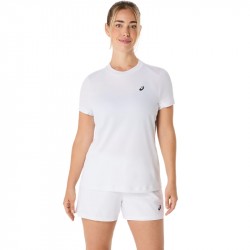 Tee-Shirt Femme Asics Court Blanc