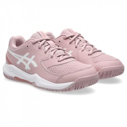 Promo Chaussure Enfant Asics Gel Dedicate 8 GS Toutes Surfaces Rose
