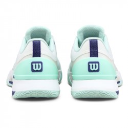 Chaussure Femme Wilson Intrigue Tour Toutes Surfaces Blanc/Bleu