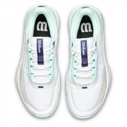Chaussure Femme Wilson Intrigue Tour Toutes Surfaces Blanc/Bleu