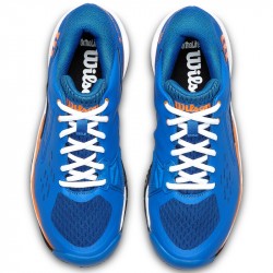 Chaussure Enfant Wilson Rush Pro Ace Toutes Surfaces Bleu