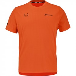 Tee-Shirt de Padel Babolat Crew Neck Lebron Orange