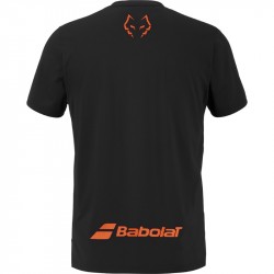 Achat Tee-Shirt de Padel Babolat Crew Neck Lebron Noir