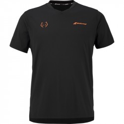 Tee-Shirt de Padel Babolat Crew Neck Lebron Noir