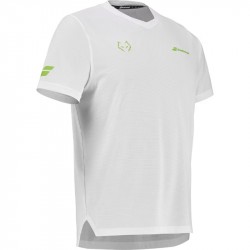Prix Tee-Shirt de Padel Babolat Crew Neck Lebron Blanc