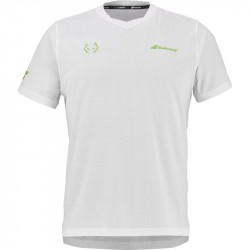 Tee-Shirt de Padel Babolat Crew Neck Lebron Blanc