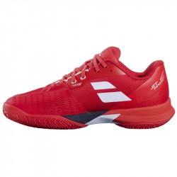 Achat Chaussure Babolat Jet Mach 4 Terre Battue Rouge