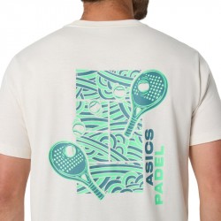 Promo Tee-Shirt De Padel Asics Court Beige