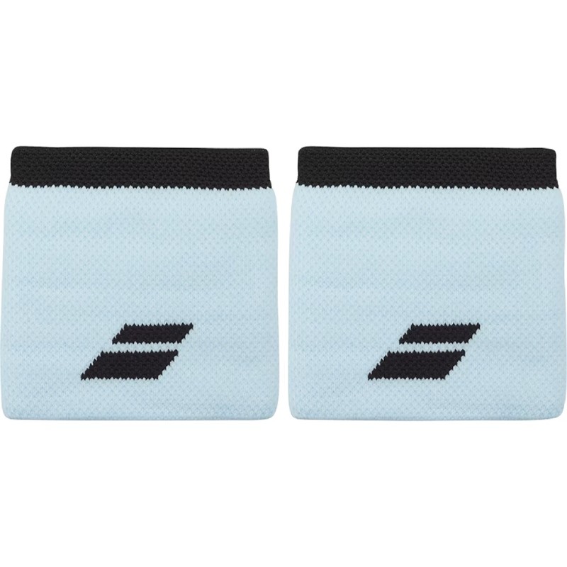 Serre-Poignets Babolat Logo x2 Bleu Ciel