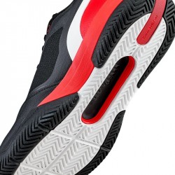 Promo Chaussure Wilson Rush Pro 5 Toutes Surfaces Noir/Rouge