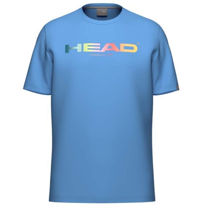 Tee-Shirt Enfant Head Rainbow Bleu