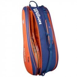 Promo Sac Wilson Team Roland Garros 6 Raquettes 2026 Marron